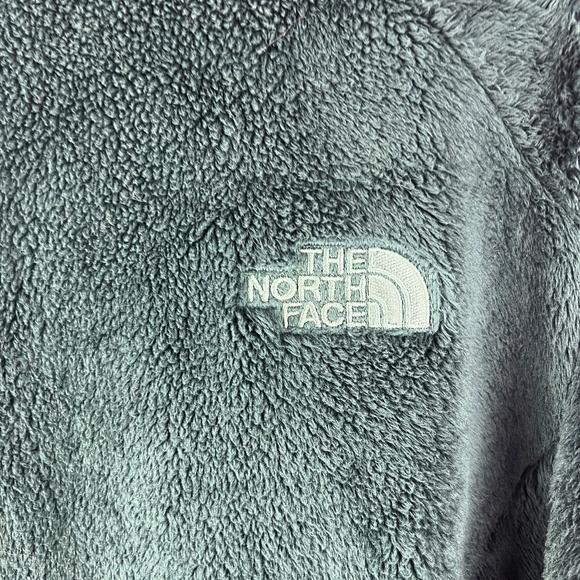 The North Face Womens Osito Jacket Teal Blue Soft Fuzzy - Picture 7 of 9